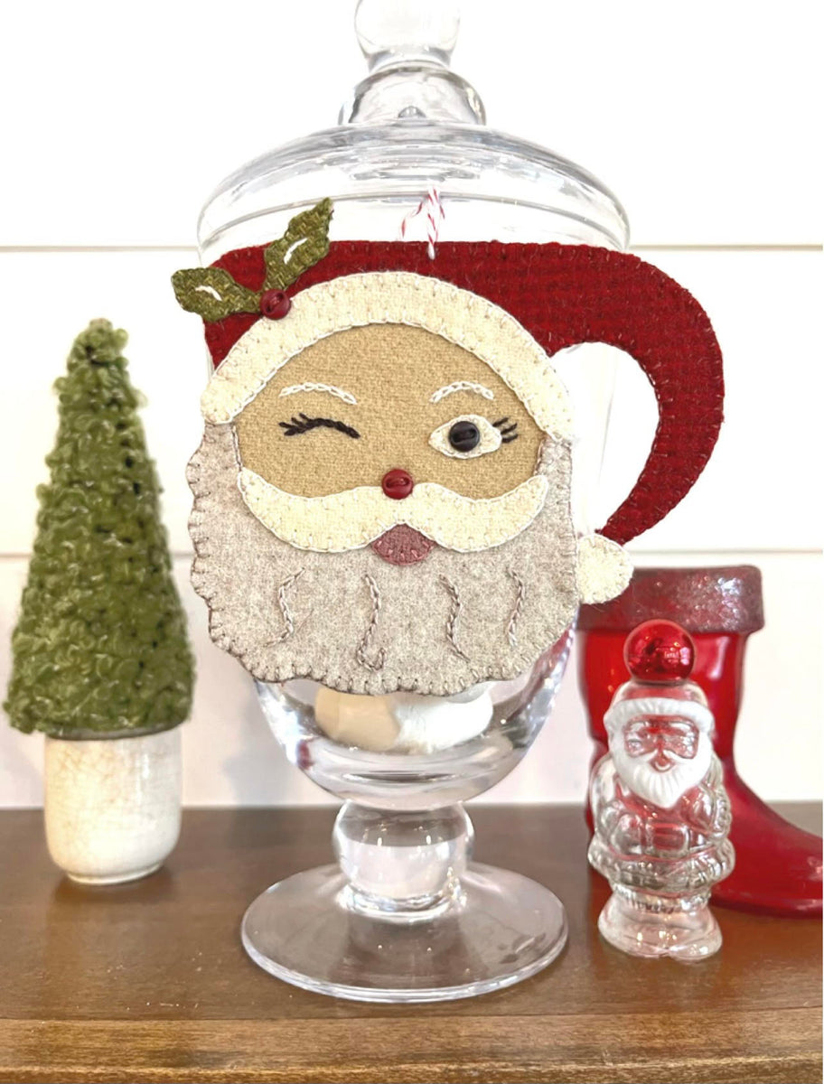 Winking Santa Mug