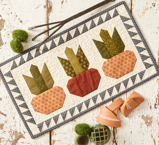 succulent runner Succulents Quilted Table Runner Pattern