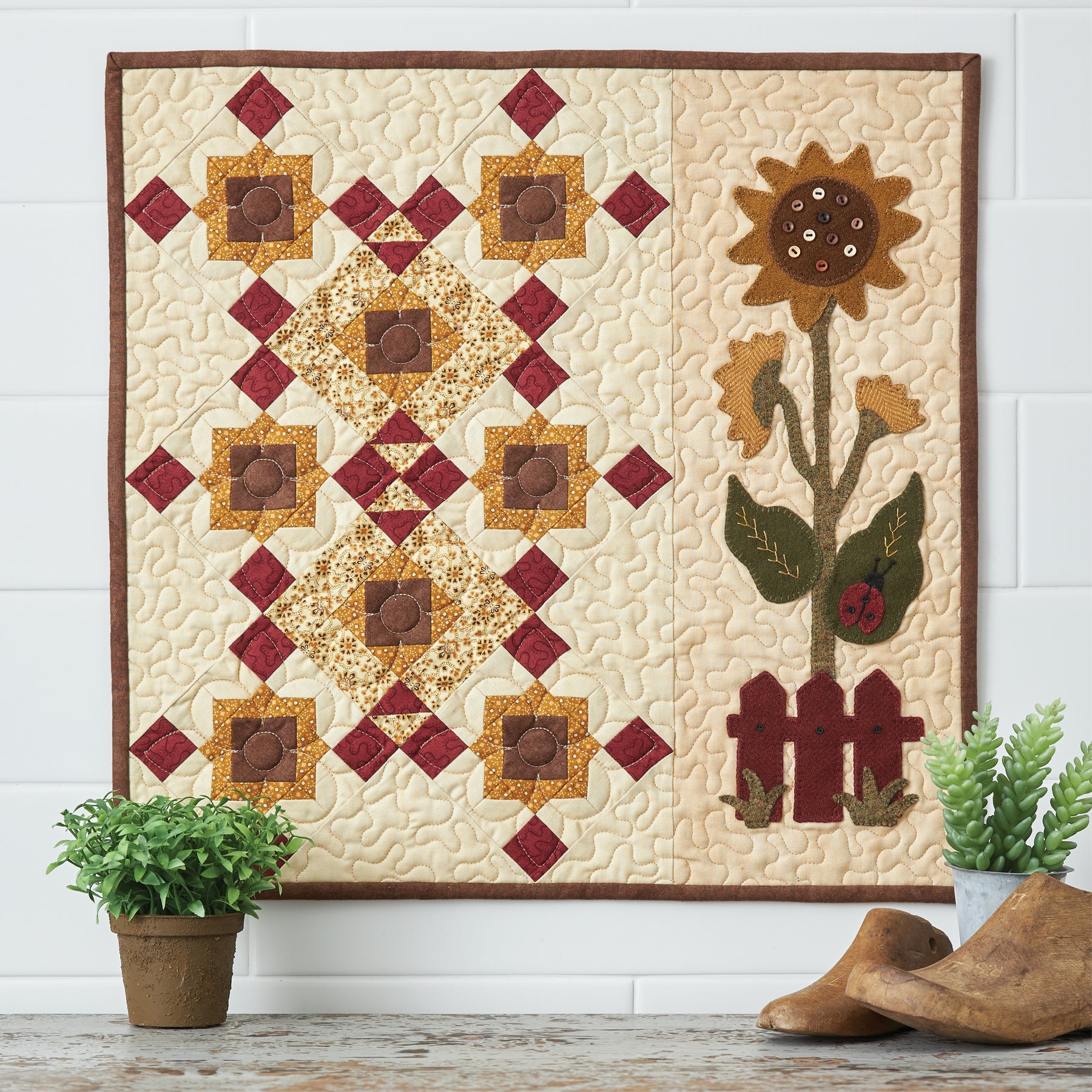 Round the Year Wool Applique Kits - Monthly Series - Country Treasures  Quilt Shop